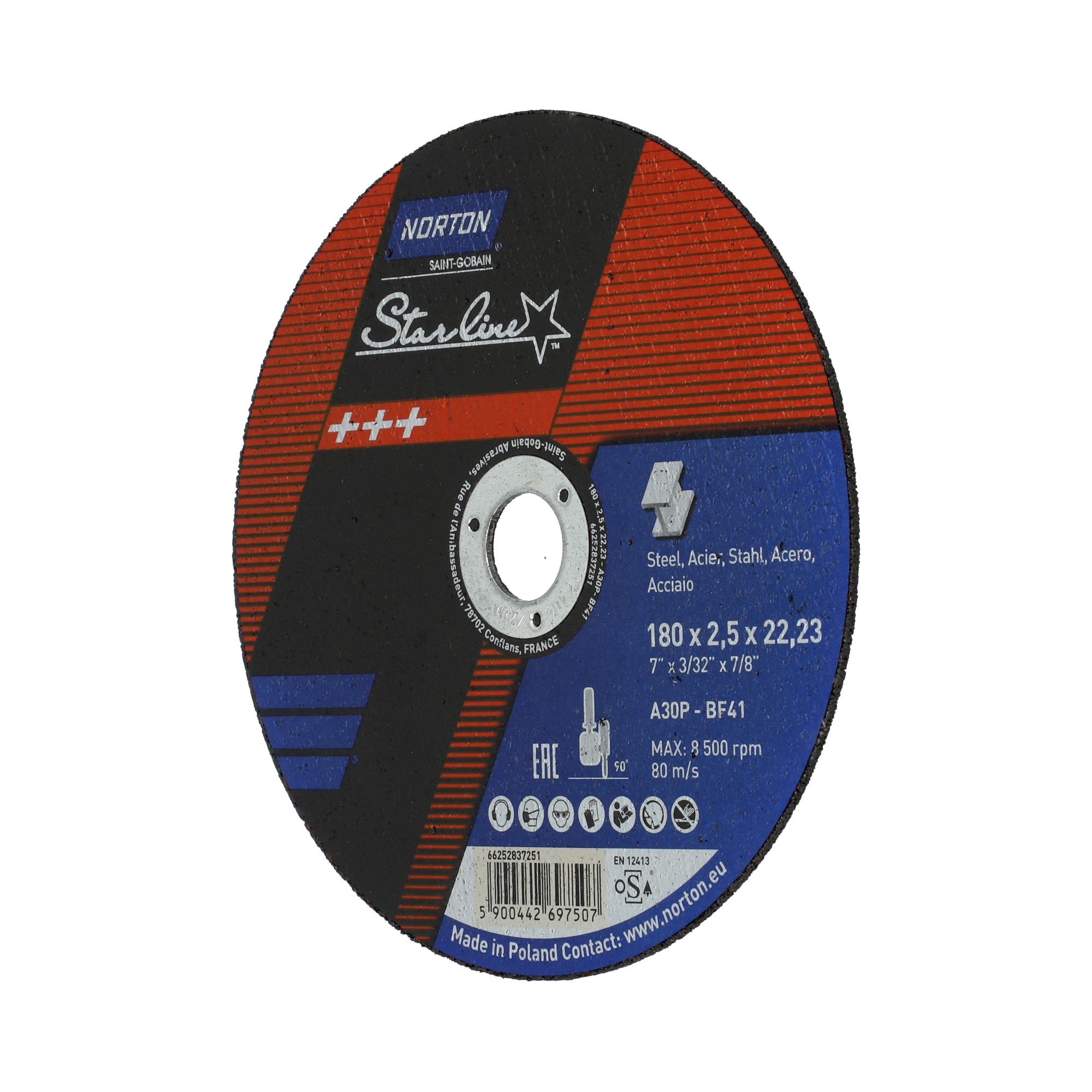 Disco Corte A30P 180x2,5x22,23 T41 Star line