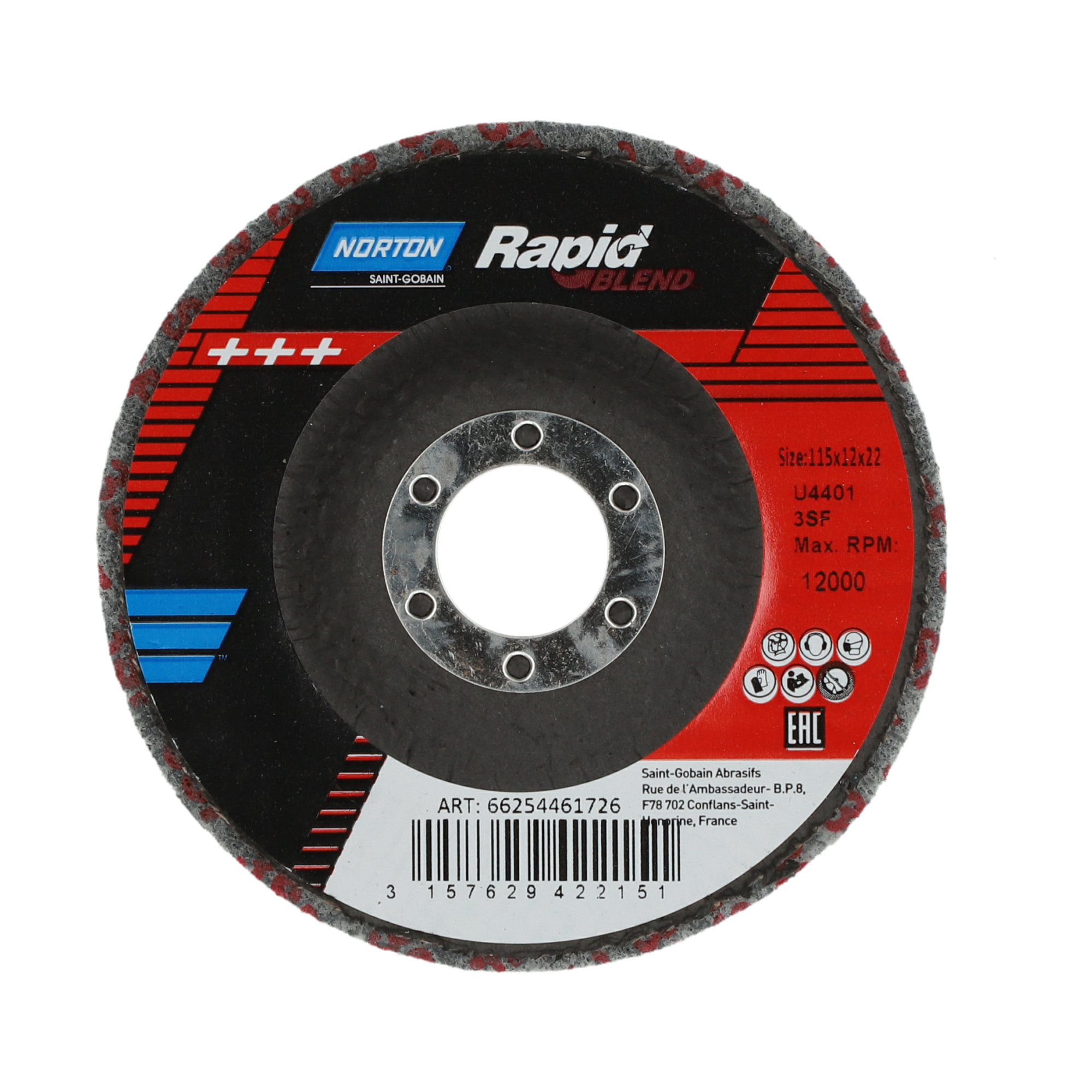 Disco Rapid Blend 115x12x22 U4401 NEX3SF