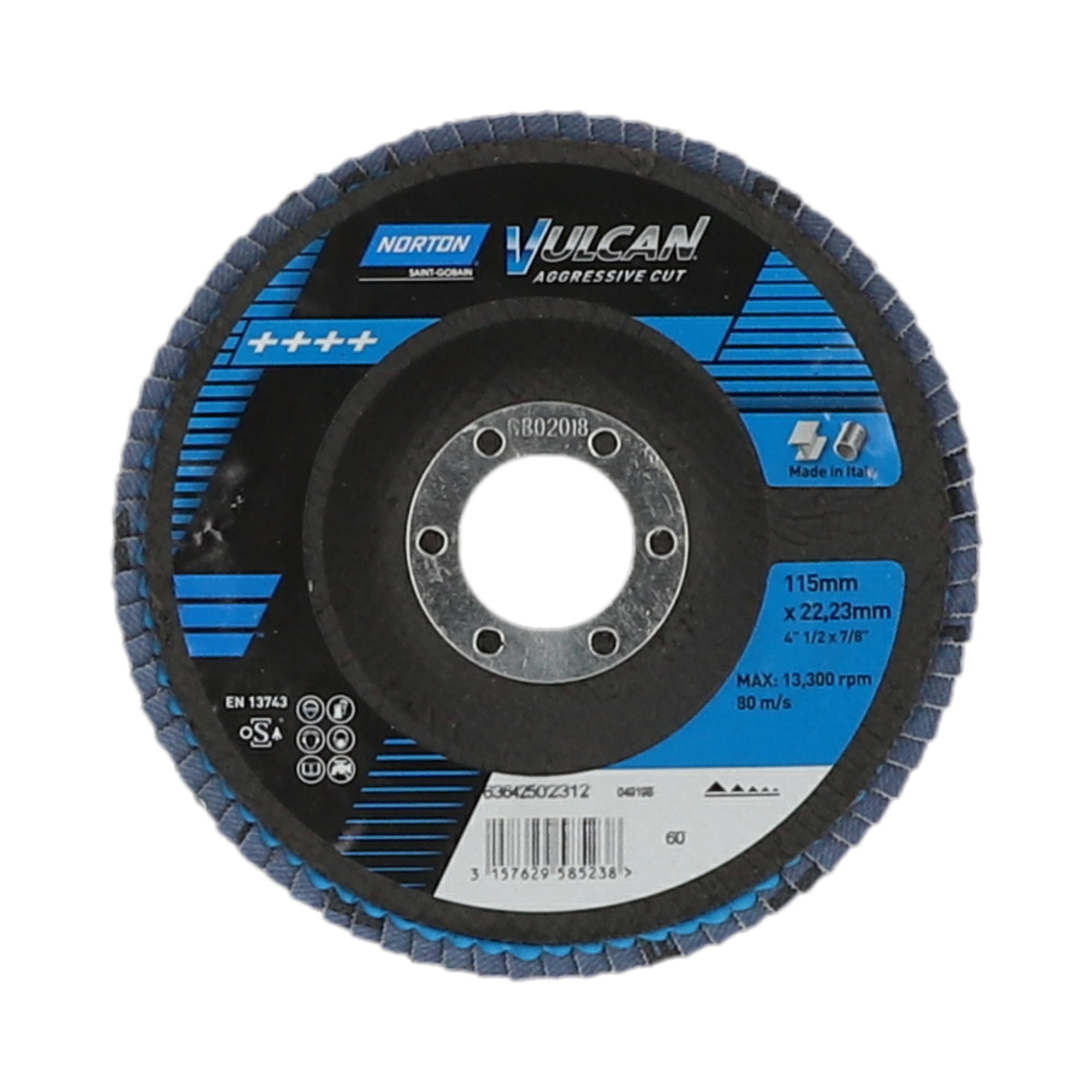 Discos Lamelados 115x22 Vulcan R842 P60