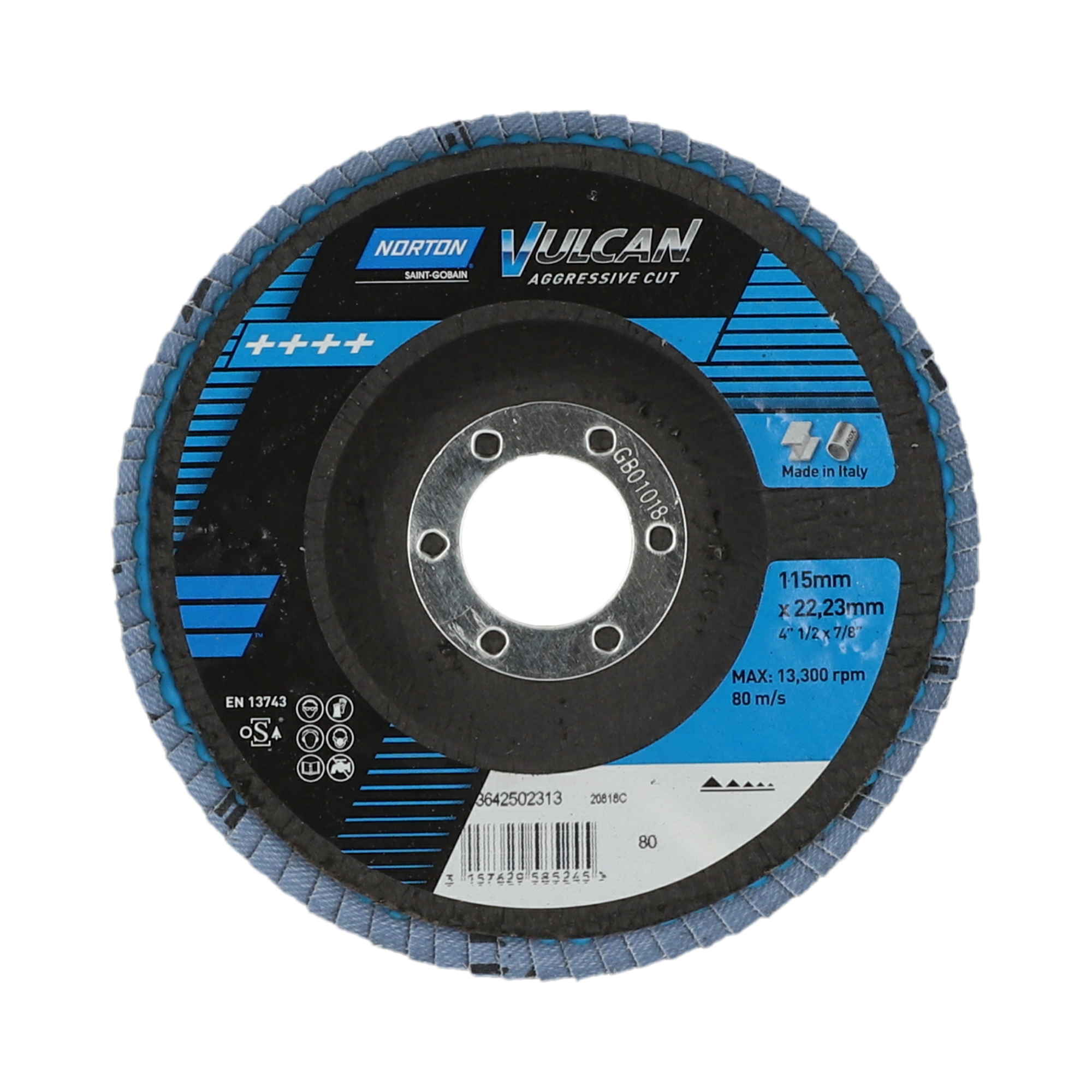 Discos Lamelados 115x22 Vulcan R842 P80