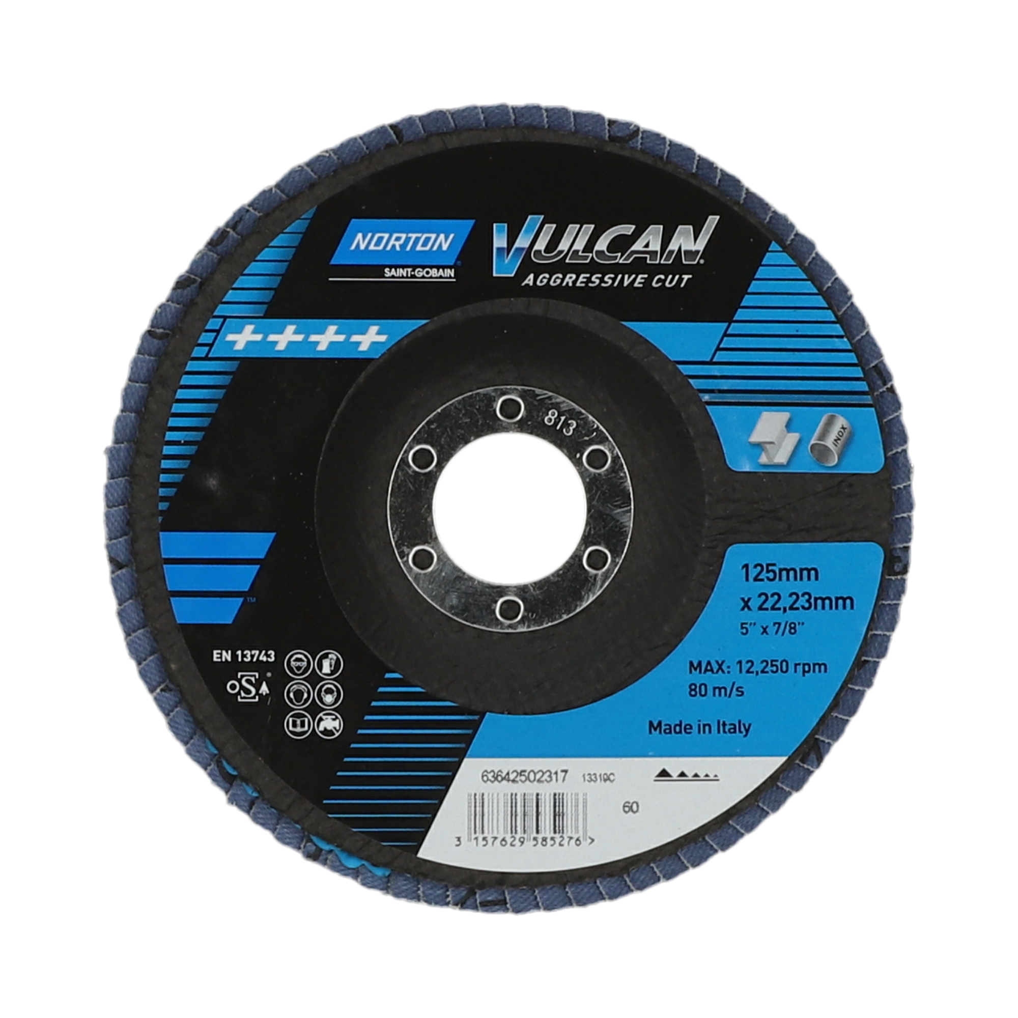Disco Lamelado Vulcan R842 125x22 P60