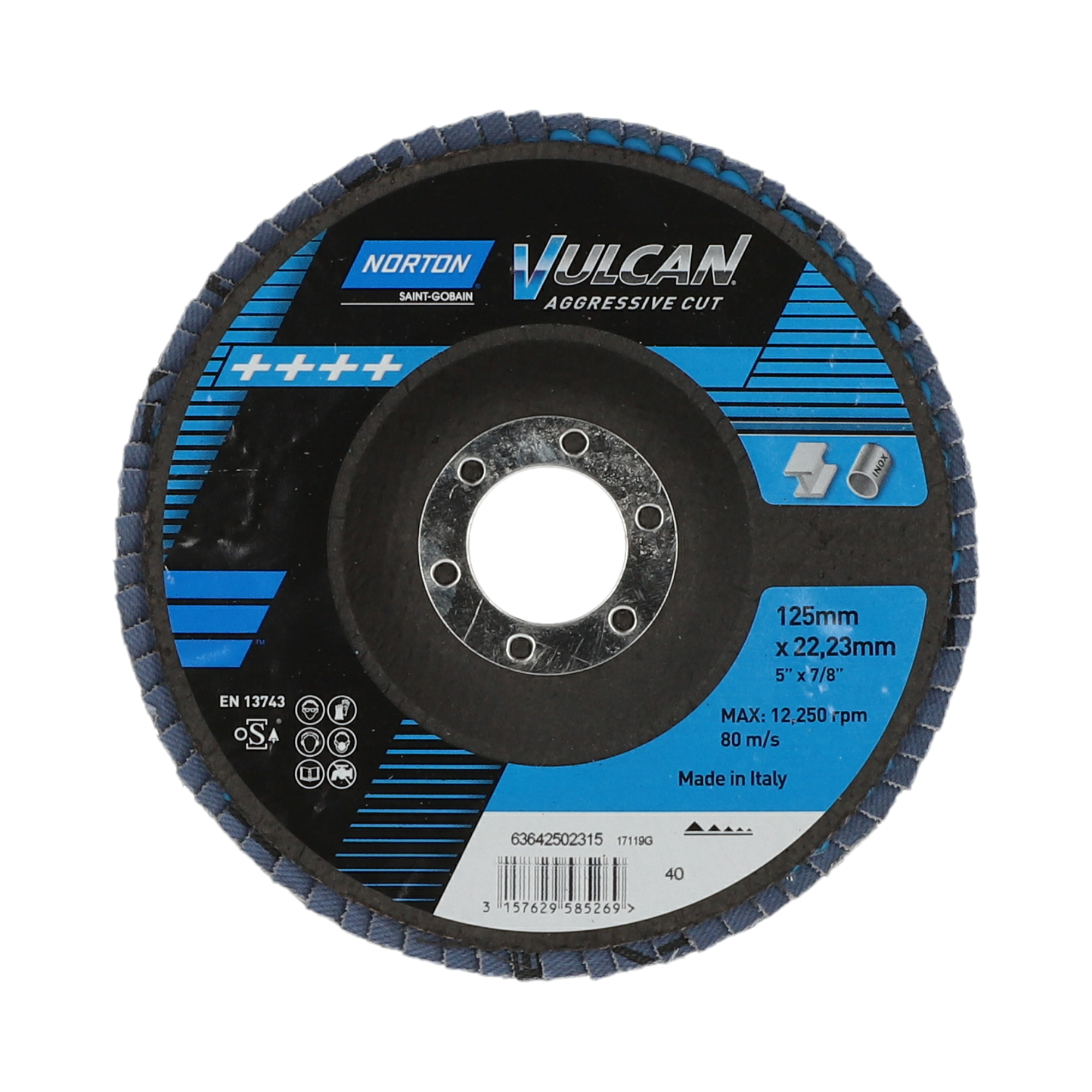 Disco Lamelado Vulcan R842 125x22 P40