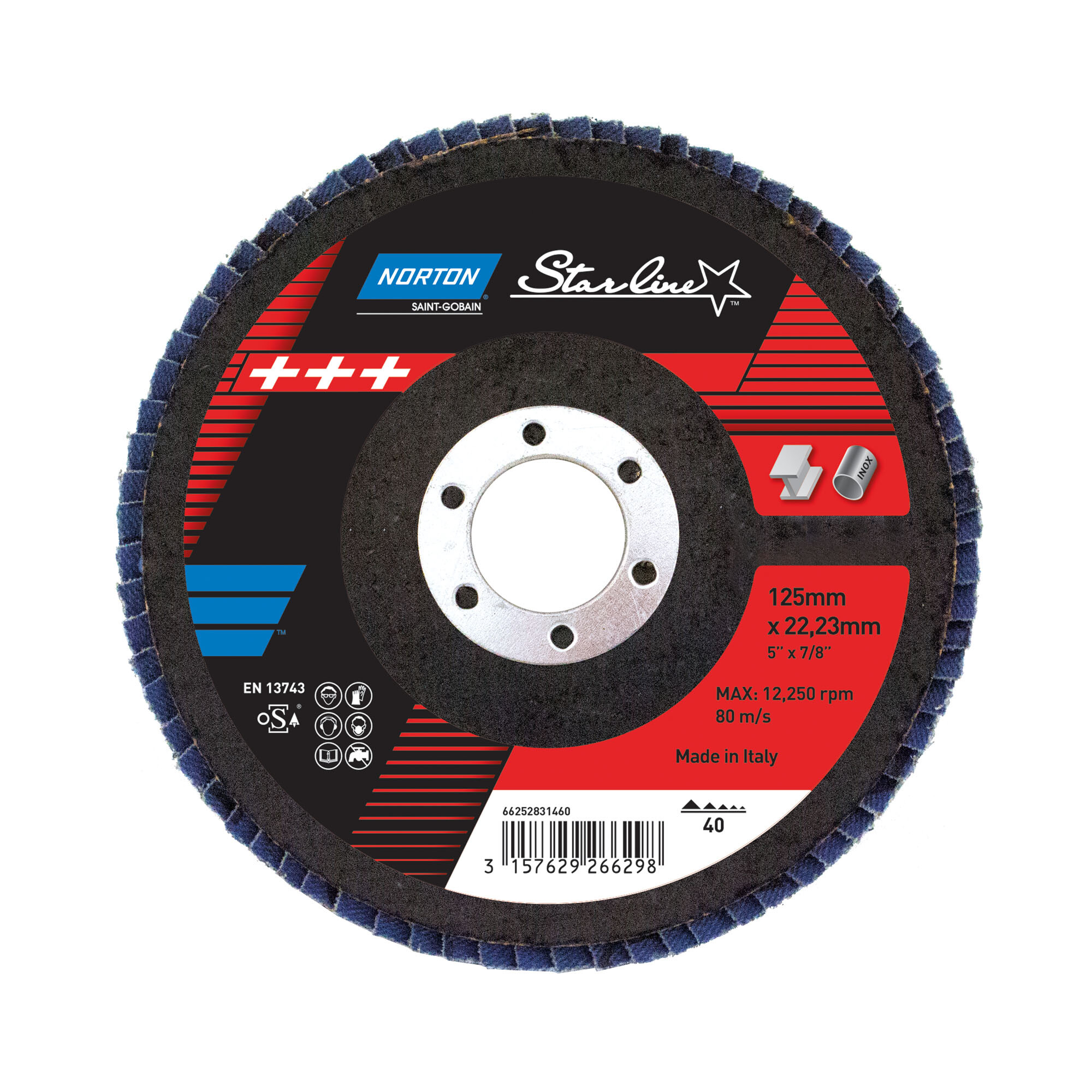 Disco lamelado R842 115x22 P120 Starline