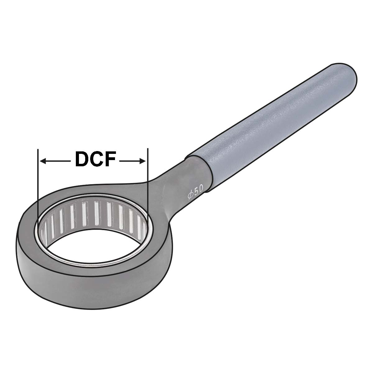 Chave ER32 para Mandril de Pinça de Precisão, Aperto 2-20, DCF=50