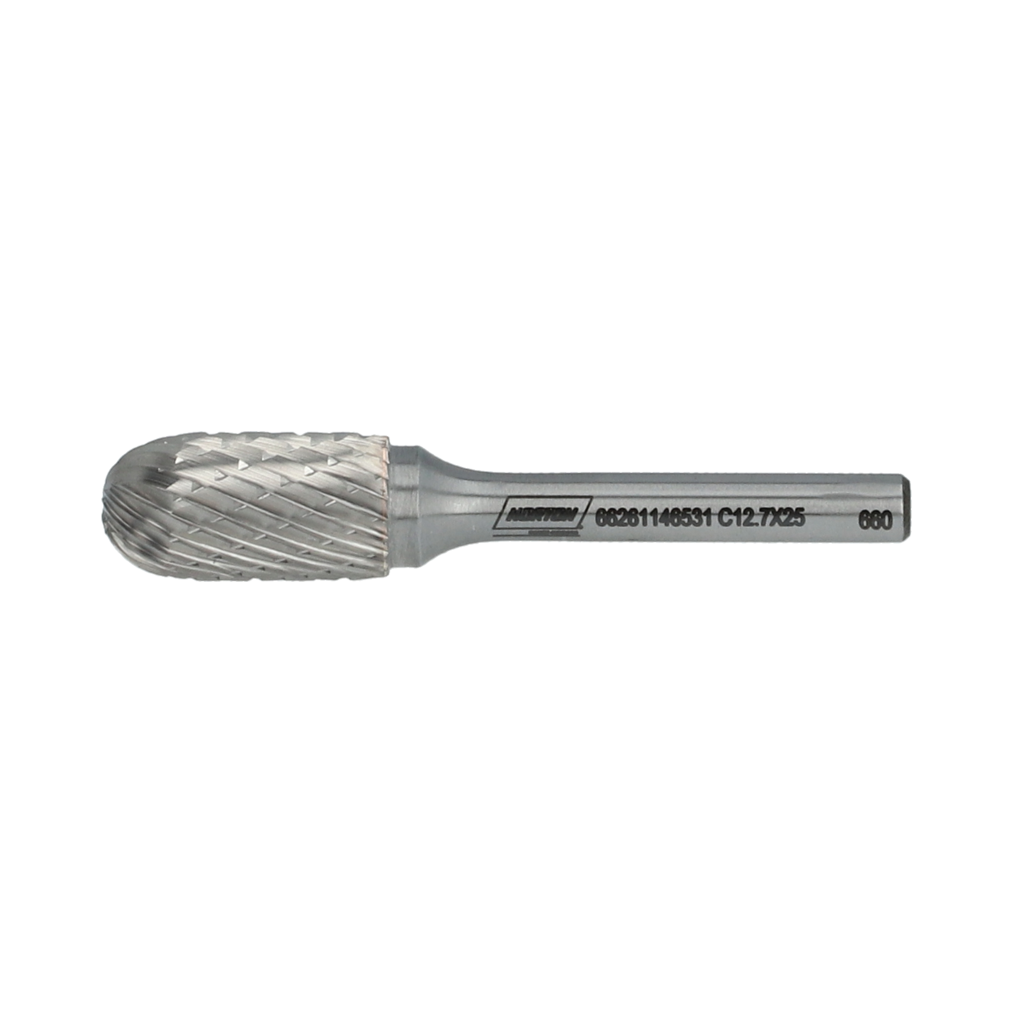 Fresa Metal Duro Cilindro Ponta Redonda 12x25x6x70