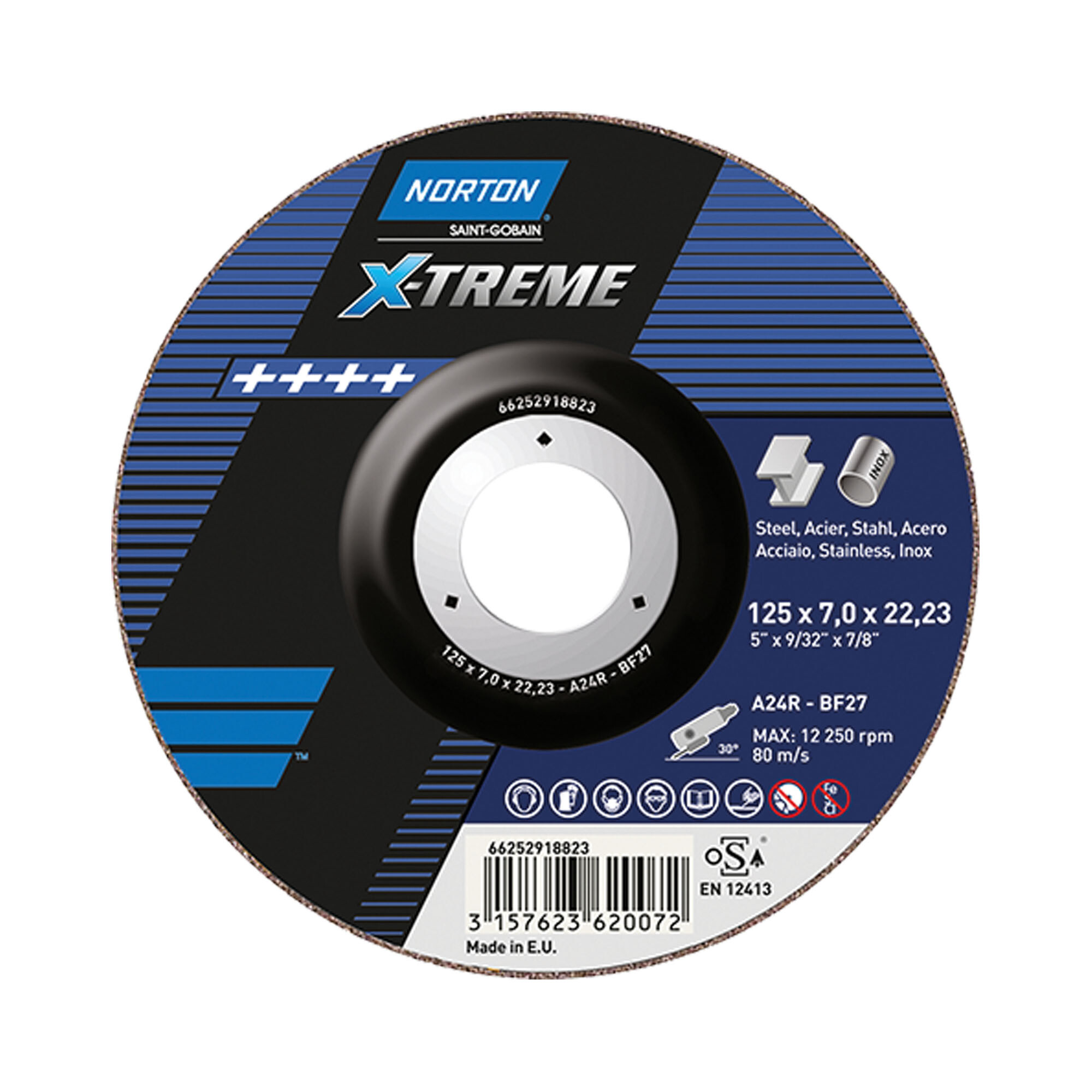 Disco Rebarbar A24R 230x7,0x22.23 T27 NOR-X-Treme life