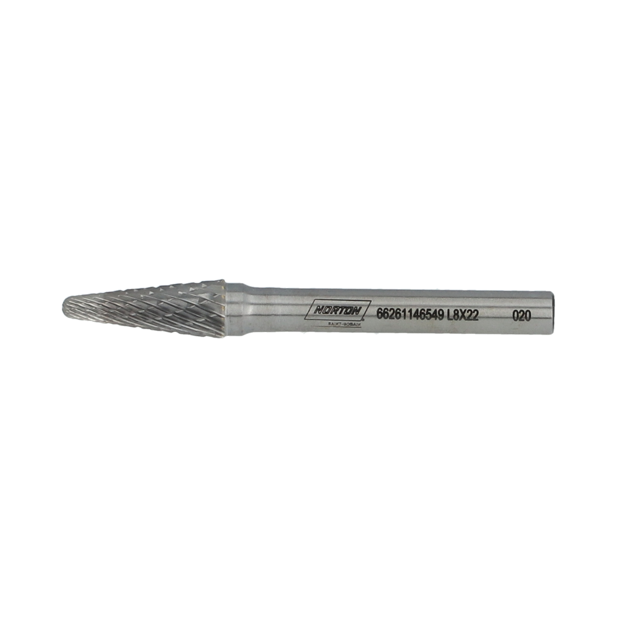 BURRS SHAPE L 8X22 CUT D 6OL70 NOR BDX