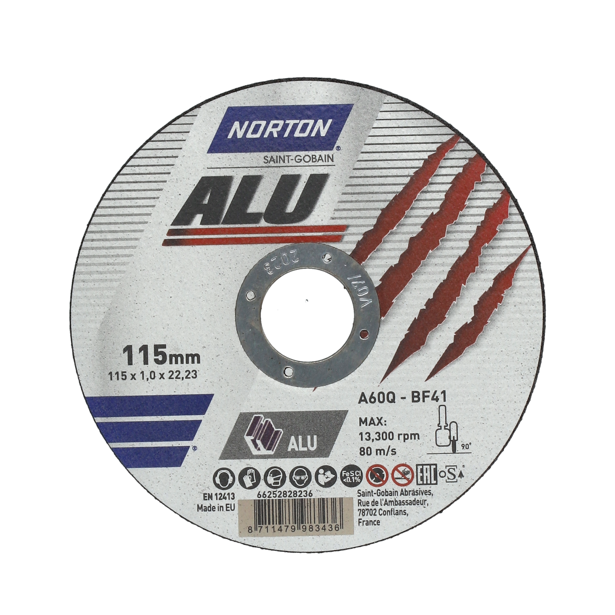 ALU para Corte Ultra Thin em ALUMINIO com Rebarbadora Angular