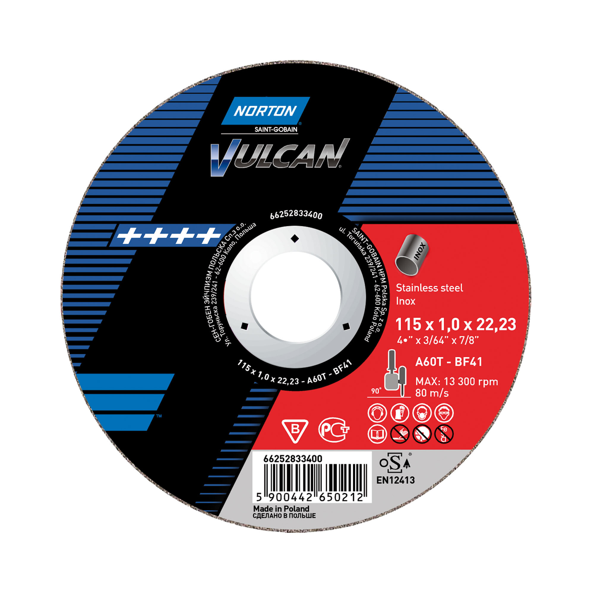 Discos Corte Inox Ultra-Thin Norton Quantum3