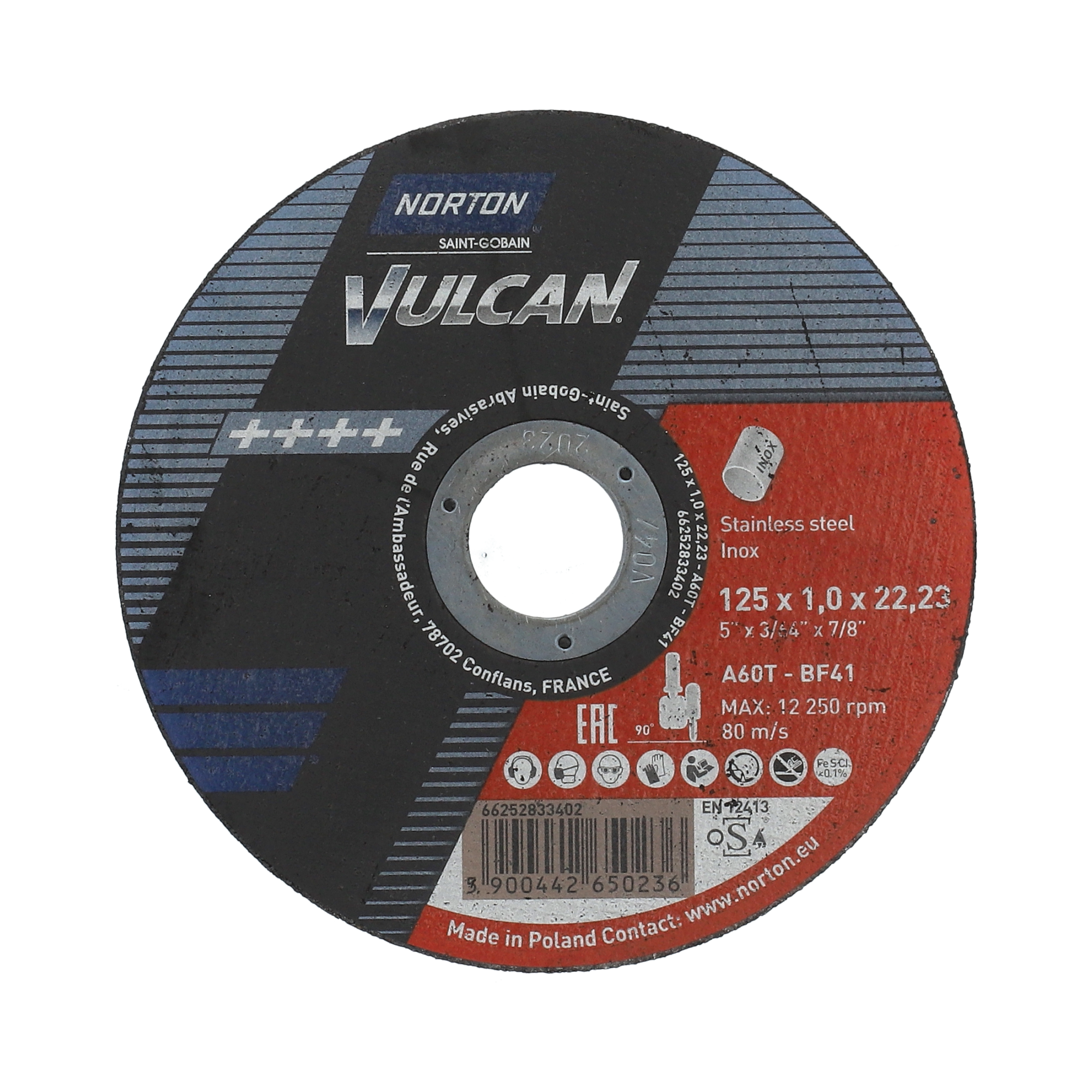 Discos Corte Inox Ultra-Thin Norton Quantum3